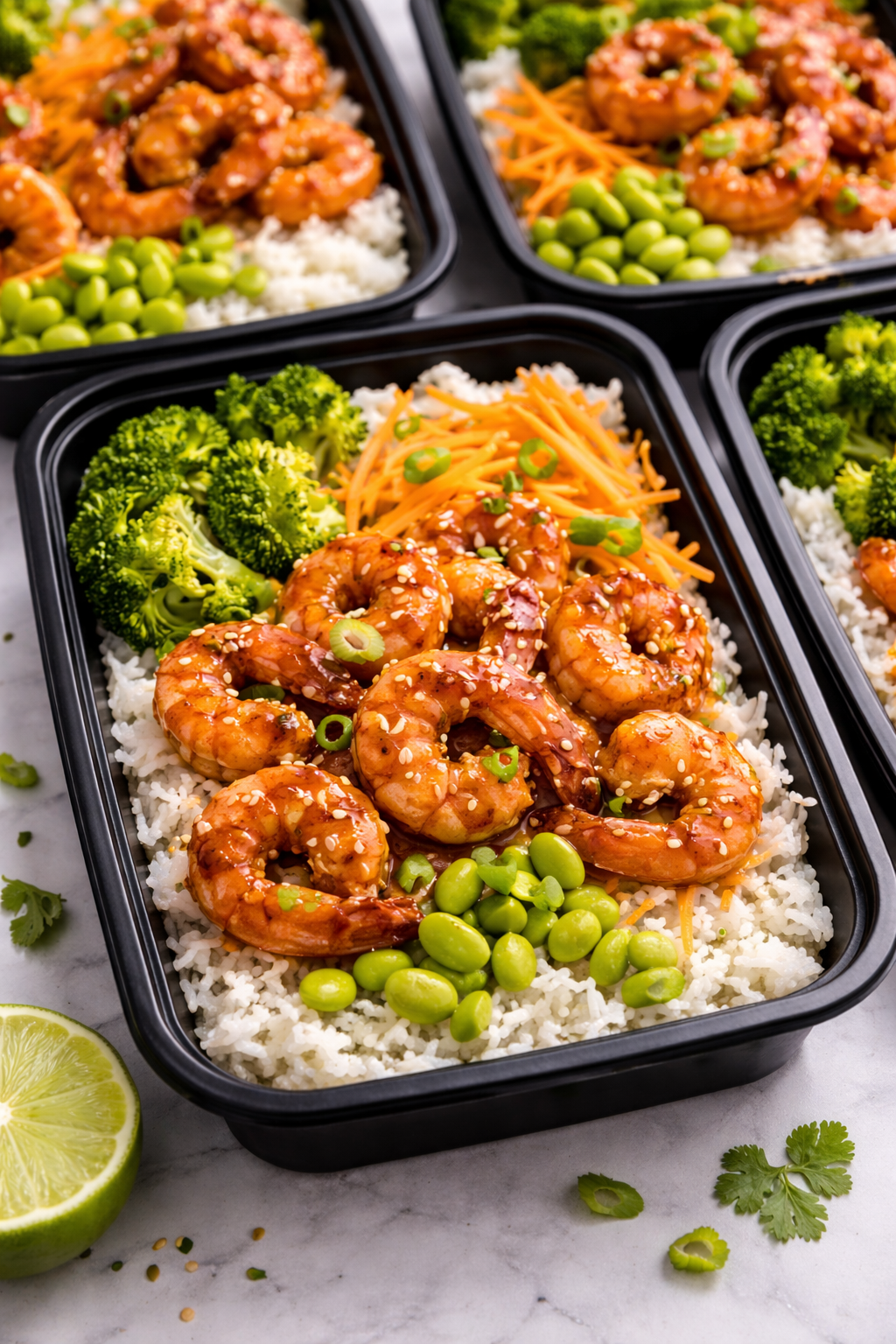 Teriyaki Shrimp Bowl
