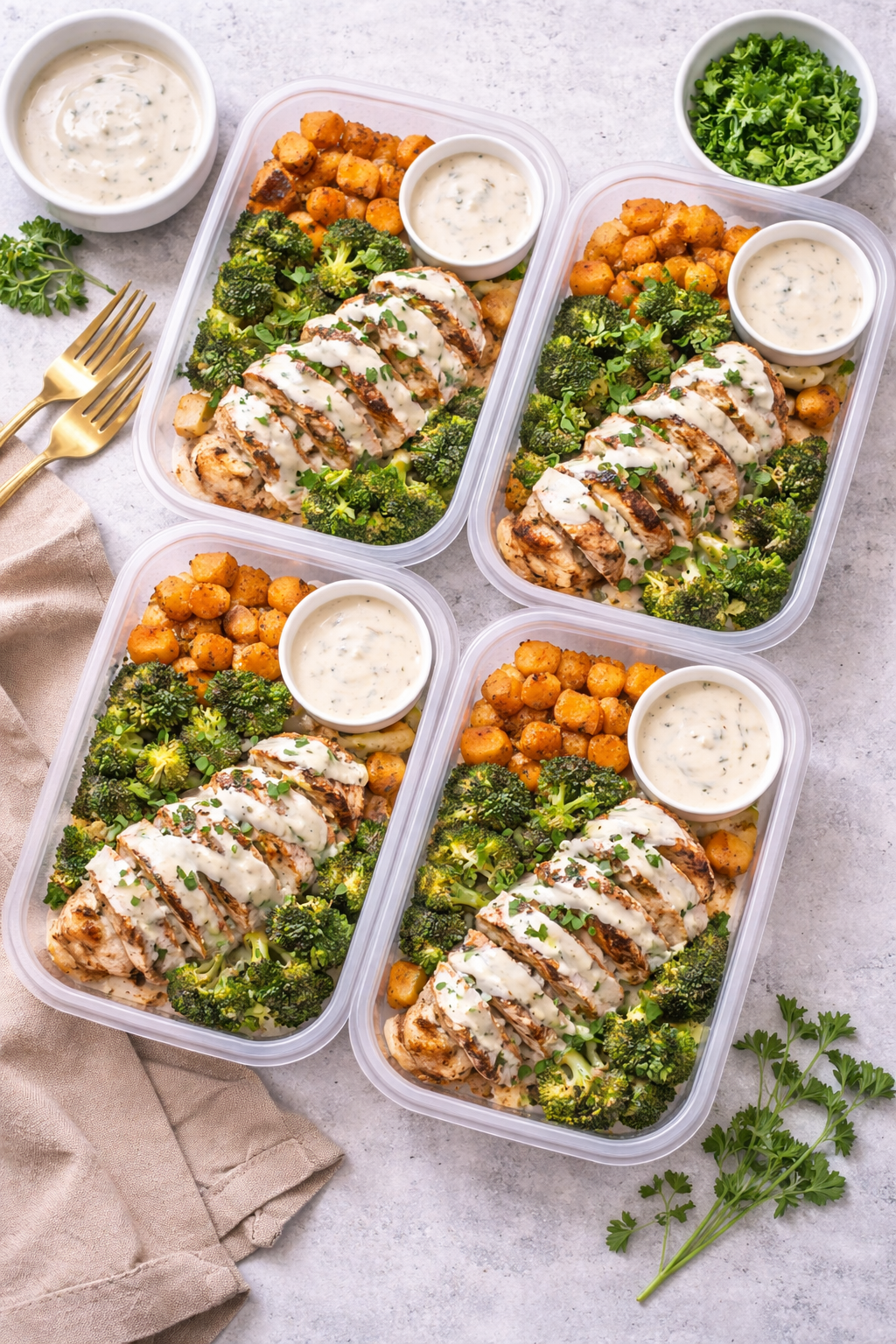 Grilled Chicken & Broccoli Bowl