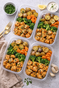 Salmon bites & Roast Potato